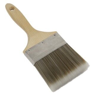 Sealey Wooden Handle Paint Brush 100mm (5054630271908) SPBS100W