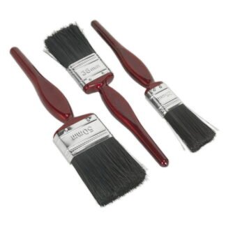 Sealey Pure Bristle Paint Brush Set 3pc (5054511004861) SPBS3