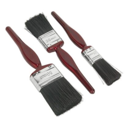 Sealey Pure Bristle Paint Brush Set 3pc (5054511004861) SPBS3