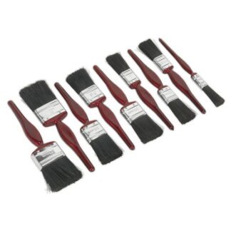Sealey Pure Bristle Paint Brush Set 9pc (5054511004854) SPBS9