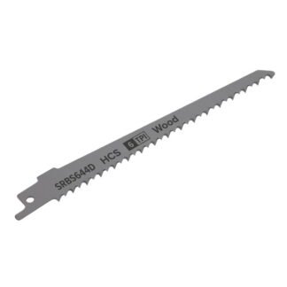 Sealey Reciprocating Saw Blade for Clean Wood 150mm 6tpi - Pack of 5 (5054511806632) SRBS644D