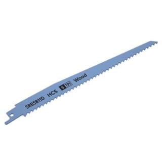 Sealey Reciprocating Saw Blade for Clean Wood 200mm 6tpi - Pack of 5 (5054511807080) SRBS811D