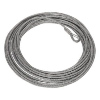 Sealey Wire Rope for SWR4300 & SRW5450 9.2mm x 26m (5051747814240) SRW5450.WR