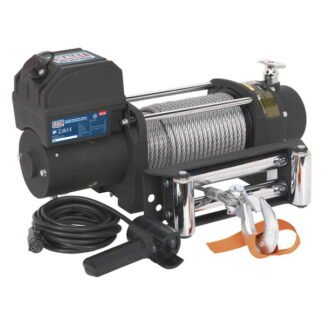 Sealey Self- Recovery Winch 5450kg (12000lb) Line Pull 12V (5051747814226) SRW5450