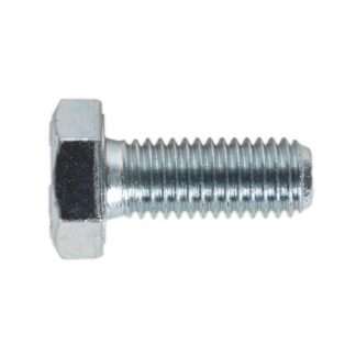 Sealey 8.8 Zinc Plated HT Setscrew M10 x 25mm, DIN 933 - Pack of 25 (5054511058802) SS1025
