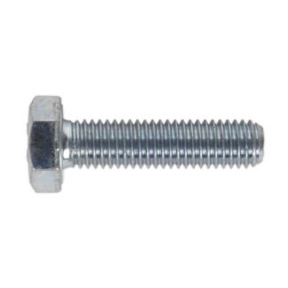 Sealey 8.8 Zinc Plated HT Setscrew M10 x 40mm, DIN 933 - Pack of 25 (5054511058833) SS1040