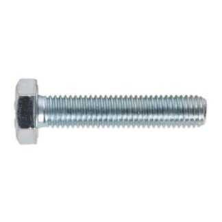 Sealey 8.8 Zinc Plated HT Setscrew M10 x 50mm, DIN 933 - Pack of 25 (5054511058840) SS1050