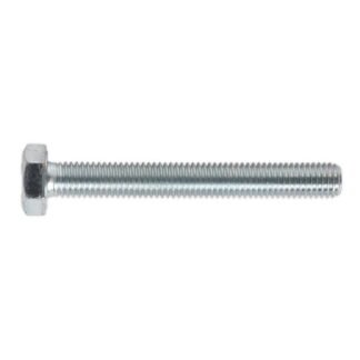 Sealey 8.8 Zinc Plated HT Setscrew M10 x 80mm, DIN 933 - Pack of 25 (5054511059984) SS1080