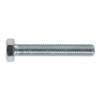 Sealey 8.8 Zinc Plated HT Setscrew M12 x 75mm, DIN 933 - Pack of 10 (5054511060041) SS1275