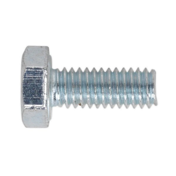 Sealey 8.8 Zinc Plated HT Setscrew M4 x 16mm, DIN 933 - Pack of 50 (5054511061796) SS416