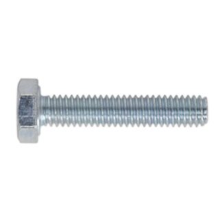 Sealey 8.8 Zinc Plated HT Setscrew M4 x 20mm, DIN 933 - Pack of 50 (5054511061802) SS420