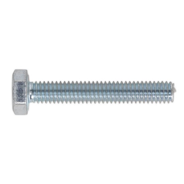 Sealey 8.8 Zinc Plated HT Setscrew M4 x 25mm, DIN 933 - Pack of 50 (5054511061819) SS425