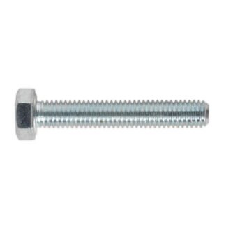 Sealey 8.8 Zinc Plated HT Setscrew M5 x 30mm, DIN 933 - Pack of 50 (5054511060935) SS530