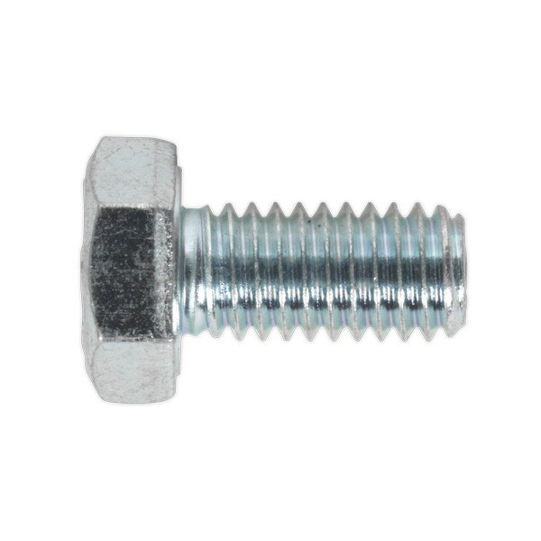 Sealey 8.8 Zinc Plated HT Setscrew M6 x 12mm, DIN 933 - Pack of 50 (5054511060966) SS612