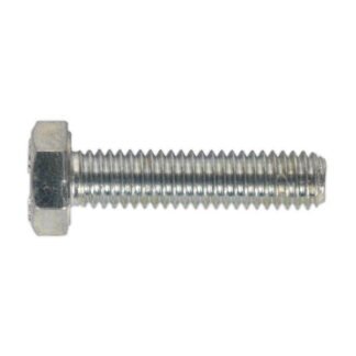 Sealey 8.8 Zinc Plated HT Setscrew M6 x 25mm, DIN 933 - Pack of 50 (5054511060980) SS625