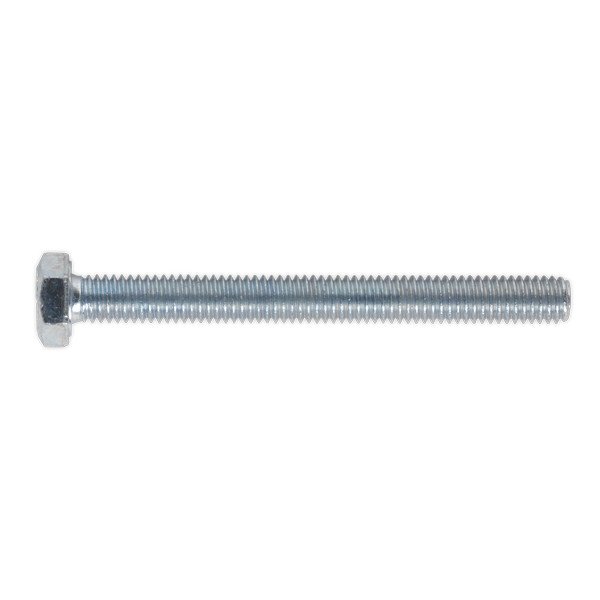 Sealey 8.8 Zinc Plated HT Setscrew M6 x 60mm, DIN 933 - Pack of 50 (5054511058901) SS660