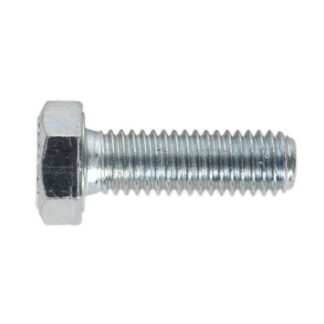 Sealey 8.8 Zinc Plated HT Setscrew M8 x 25mm, DIN 933 - Pack of 50 (5054511058956) SS825