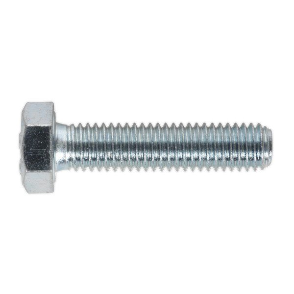 Sealey 8.8 Zinc Plated HT Setscrew M8 x 35mm, DIN 933 - Pack of 50 (5054511058970) SS835