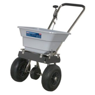 Sealey Stainless Steel Broadcast Salt Spreader 37kg Walk Behind (5051747928305) SSB37W