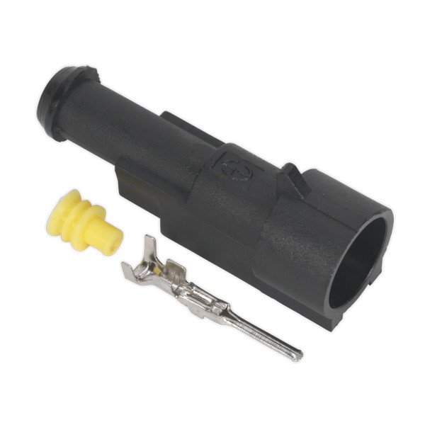 Sealey 1- Way Superseal Male Connector - Pack of 5 (5054511168600) SSC1M