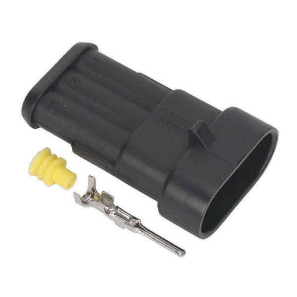 Sealey 3- Way Superseal Male Connector - Pack of 5 (5054511168662) SSC3M