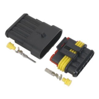 Sealey 5- Way Superseal Male & Female Connector (5054511168730) SSC5MF