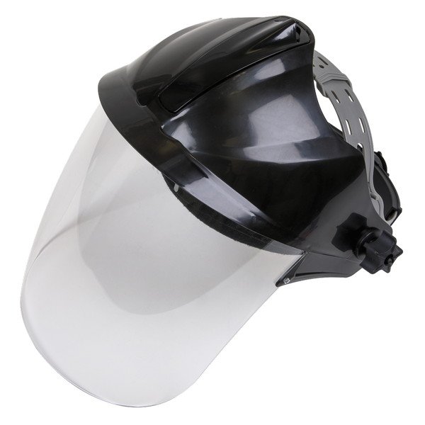 Sealey Worksafe® Deluxe Brow Guard with Aspherical Polycarbonate Full Face Shield (5054511897845) SSP78