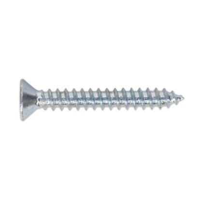 Sealey Self- Tapping Countersunk Pozi Screw 3.5 x 25mm, DIN 7982 - Pack of 100 (5054511059892) ST3525