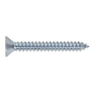 Sealey Self- Tapping Countersunk Pozi Screw 4.8 x 38mm, DIN 7982 - Pack of 100 (5054511059939) ST4838