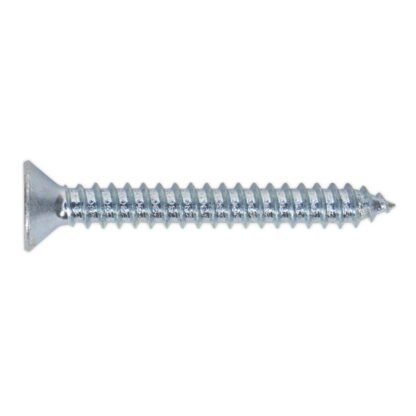 Sealey Self- Tapping Countersunk Pozi Screw 4.8 x 38mm, DIN 7982 - Pack of 100 (5054511059939) ST4838