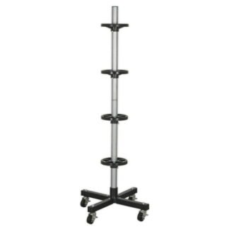 Sealey Wheel Storage Trolley 100kg Capacity (5051747692756) STR004