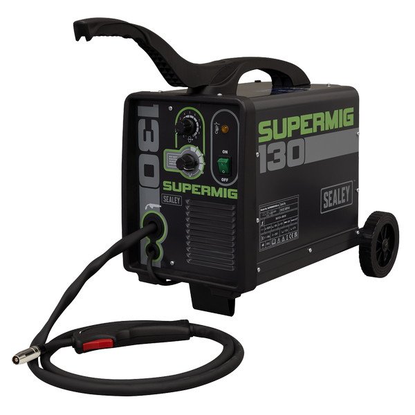 Sealey Mini Portable Gas/Gasless MIG Welder 130A 230V (5054630428944) SUPERMIG130