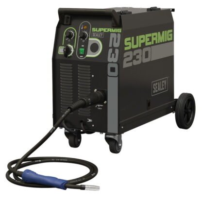 Sealey Professional Gas/Gasless MIG Welder with Binzel® Euro Torch 230A 230V (5054630429200) SUPERMIG230