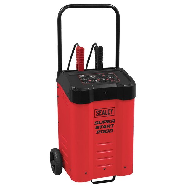 Sealey 12/24V Starter 200A/Automatic Battery Charger 60A (5054630399190) SUPERSTART200D