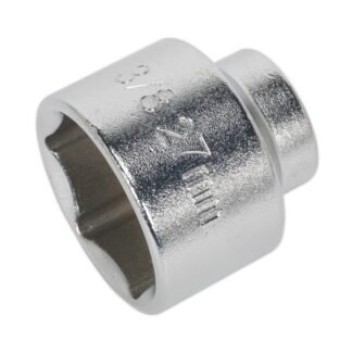 Sealey Low Profile Oil Filter Socket 3/8IN Sq Drive 27mm (5024209669573) SX112