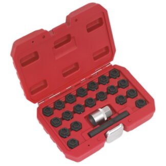 Sealey Locking Wheel Nut Key Set for BMW 22pc (5054511354676) SX207