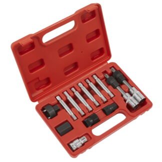 Sealey Alternator Freewheel Removal Set 13pc (5024209102698) SX401