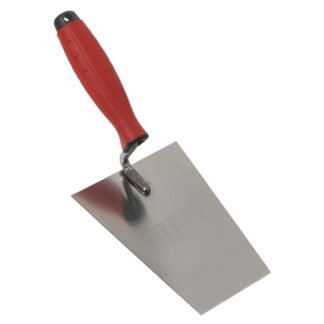Sealey Stainless Steel Masonry Trowel with Rubber Handle 160mm (5054630307041) T1203