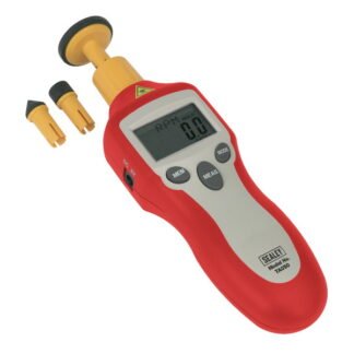 Sealey Contact/Non- Contact Digital Tachometer (5024209118316) TA050