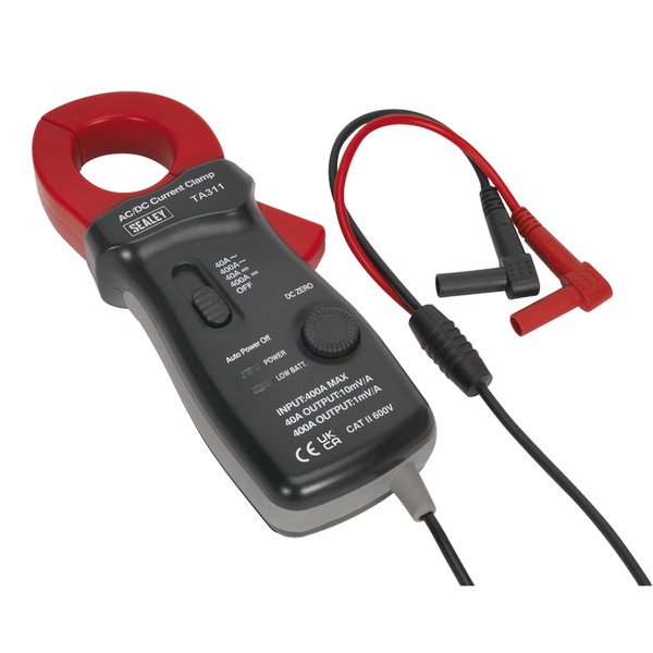 Sealey Current Clamp AC/DC 40A/400A 28mm (5051747779693) TA311