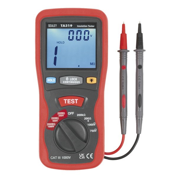 Sealey Digital Insulation Tester (5054630019869) TA319