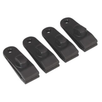 Sealey Tarpaulin Clip - Pack of 4 (5024209626477) TARP4