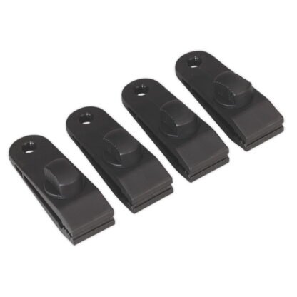 Sealey Tarpaulin Clip - Pack of 4 (5024209626477) TARP4