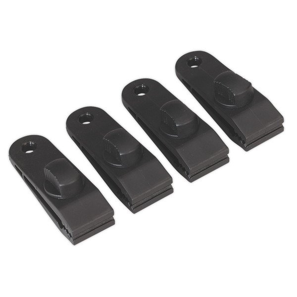 Sealey Tarpaulin Clip - Pack of 4 (5024209626477) TARP4