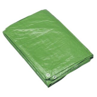 Sealey Tarpaulin 1.73 x 2.31m - Green (5024209603751) TARP68G