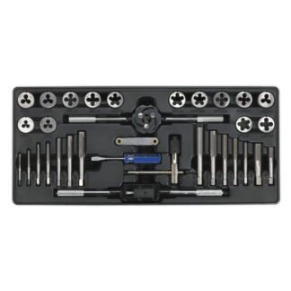 Sealey Premier Tap & Die Set with Tool Tray 33pc (5051747334007) TBT26