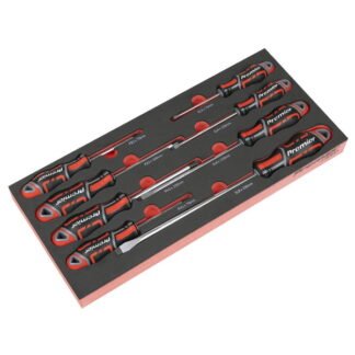 Sealey Premier Screwdriver Set with Tool Tray 8pc (5054630516740) TBT53
