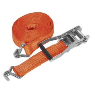 Sealey Ratchet Strap Polyester Webbing 50mm x 8m 5000kg Breaking Strength (5051747807334) TD5008J