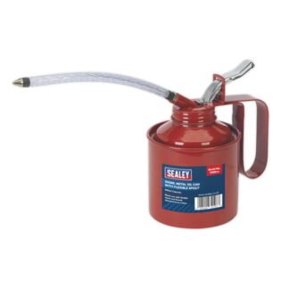 Sealey Metal Oil Can with Flexible Spout 500ml (5024209321037) TP05