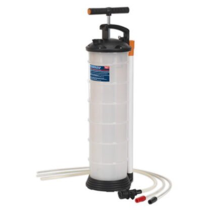 Sealey Manual Vacuum Oil & Fluid Extractor Pump 6.5L (5054511289497) TP69